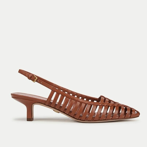 Veronica Beard brown slingbacks NEW - Picture 3 of 5